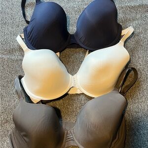 Le Mystere Women's Bra Collection - Blue, Off White, and Grey